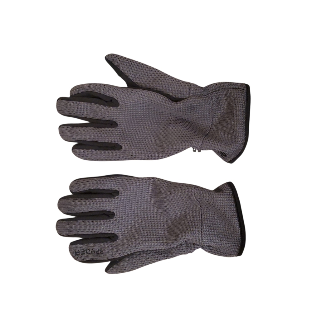 Spyder Men's Core Sweater Conduct Gloves in Polar/Black Size XL